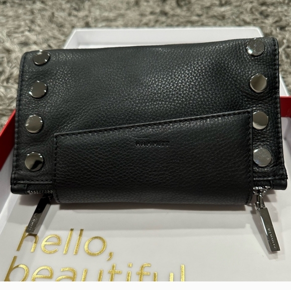 Hammitt Handbags - Hammitt Levy Wallet/Crossbody Black and Gunmetal